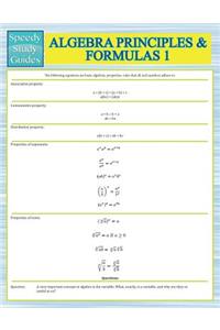 Algebra Principles And Formulas 1 (Speedy Study Guides)