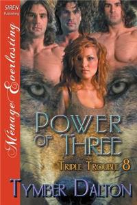 Power of Three [Triple Trouble 8] (Siren Publishing Menage Everlasting)