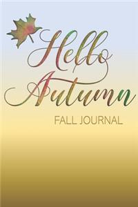 Hello Autumn Fall Journal