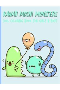 Kawaii Moshi Monsters Cool Coloring Book For Girls & Boys