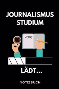 Journalismus Studium Lädt... Notizbuch