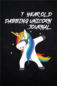 7 Year Old Dabbing Unicorn Journal