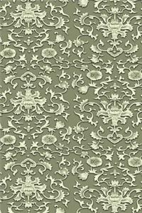2020 Weekly Planner Dusty Green Asian Damask 134 Pages