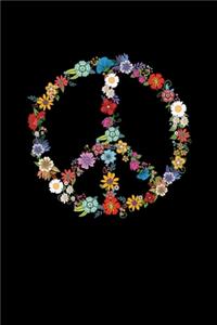 Love And Peace Notebook: Notebook For Peace Sign Lovers And Hippie Culture Fans