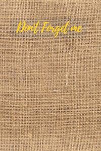 Forget Me Not