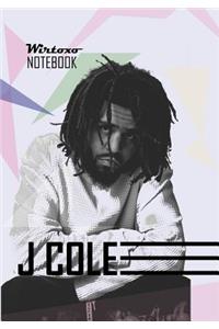 Notebook: J Cole Notebook Medium College Ruled Notebook 130 Page Lined 7 X 10 in (17.78 X 25.4 CM)