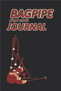 Bagpipe Player Music Journal