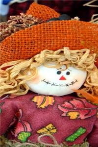 2019 Weekly Planner Happy Scarecrows Autumn Fall 134 Pages