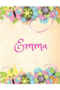 Emma: Personalized Name Journal Composition Notebook