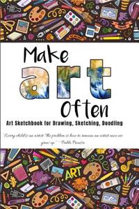 Art Sketchbook for Drawing, Sketching, Doodling
