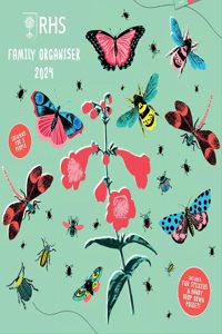 The Royal Horticultural Society (RHS) 2024 Family Wall Planner 5 Column Organiser