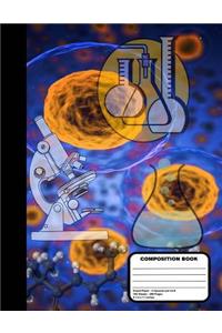 Chemistry Lab Graph Paper Notebook 200 Pages 8 1/2 x 11 Inches 200 Pages