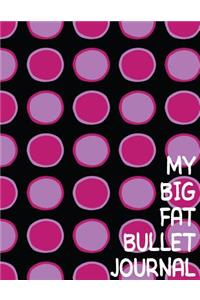 My Big Fat Bullet Journal Big Circles Pink: Jumbo Sized Dot Style Bullet Journal Notebook - 300 Plus Numbered Pages with 300 Dot Grid Pages, 6 Index Pages and 2 Key Pages in Large 8.5 X 11 Size