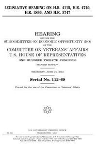 Legislative hearing on H.R. 4115, H.R. 4740, H.R. 3860, and H.R. 5747