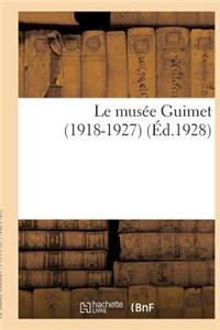 Le Musée Guimet (1918-1927)