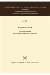 Wirtschaftssysteme