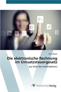 elektronische Rechnung im Umsatzsteuergesetz