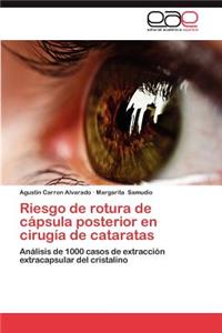 Riesgo de Rotura de Capsula Posterior En Cirugia de Cataratas