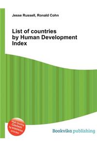 List of Countries by Human Development Index