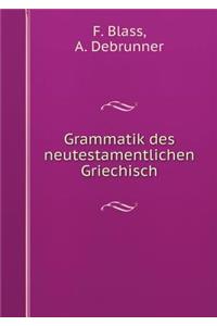 Grammatik des neutestamentlichen Griechisch