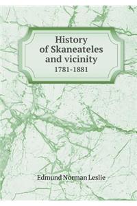 History of Skaneateles and Vicinity 1781-1881