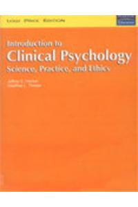 Introduction To Clinical Psychology