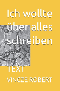 Ich habe geschrieben