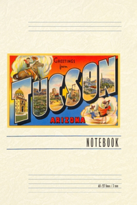 Vintage Lined Notebook Greetings from Tucson
