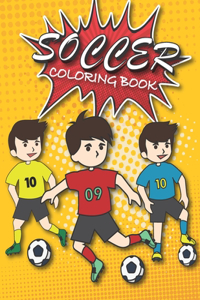 Soccer Coloring Book