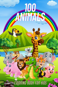 100 Animals - COLORING BOOK FOR KIDS