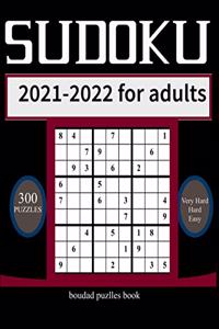 sudoku 2021-2022 for adults