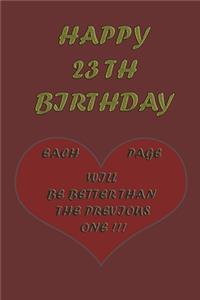 Happy 23th Birthday