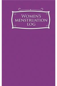 Women's Menstruation Log