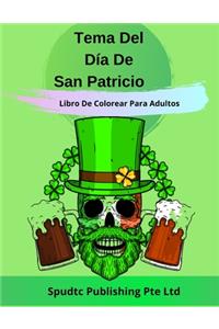Tema Del Día De San Patricio Libro De Colorear Para Adultos