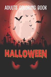 Adults Coloring Book Halloween