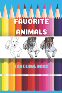 Favorite Animals - Coloring Book