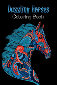 Dazzling Horses Coloring Book
