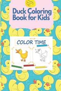 Duck Coloring Book for Kids