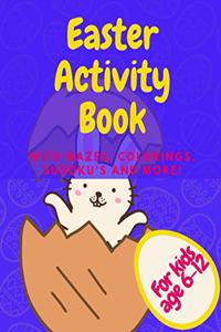 Easter Activity Book With Mazes Colorings Sudoku's And More