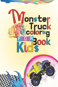 Monster Truck Kids coloring Book