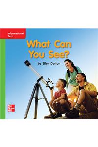 Reading Wonders Leveled Reader What Can You See?: Beyond Unit 2 Week 1 Grade K