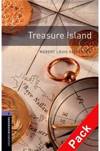 Oxford Bookworms Library: Level 4:: Treasure Island audio CD pack