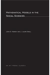 Mathematical Models in the Social Sciences