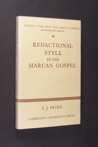 Redactional Style in the Marcan Gospel