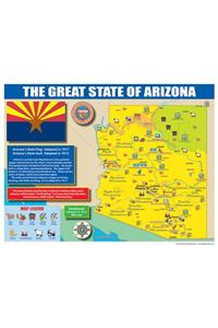 Arizona State Map for Students - Pack of 30