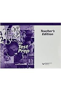 Steck-Vaughn Test Best: Teacher's Guide Grade 7 Advanced 1, Reading 2004