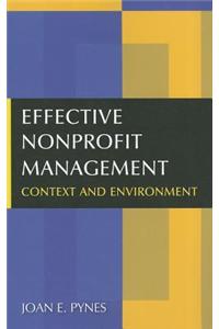 Effective Nonprofit Management