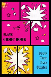 Blank Comic Book (Draw Your Own Comics)