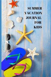 Summer Vacation Journal For Kids