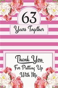 63rd Anniversary Journal